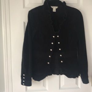 Black Velvet Bolero Blazer